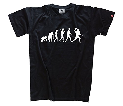 Shirtzshop T-Shirt Evolution American Football, Schwarz, L Shirtzshop T-Shirt Evolution American Football, Schwarz, L von Shirtzshop