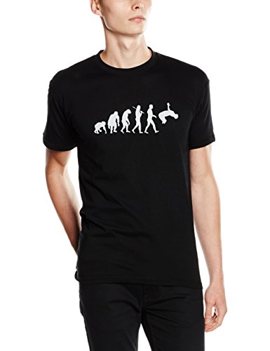 Shirtzshop T-Shirt Evolution Parkour II, Schwarz, XL Shirtzshop T-Shirt Evolution Parkour II, Schwarz, XL von Shirtzshop