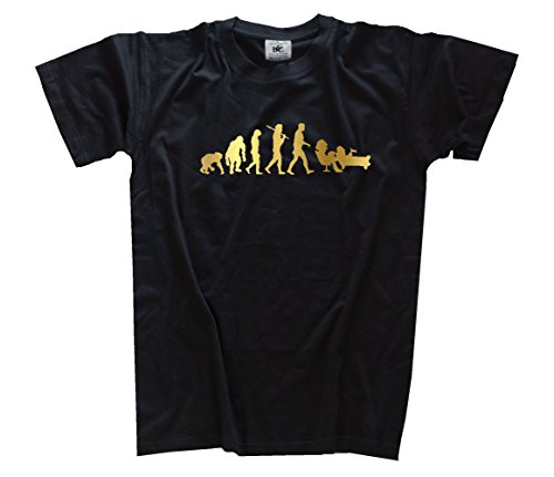 Shirtzshop T-Shirt Gold Edition Psychotherapeut Psychologe Evolution, Schwarz, XXL Shirtzshop T-Shirt Gold Edition Psychotherapeut Psychologe Evolution, Schwarz, XXL von Shirtzshop