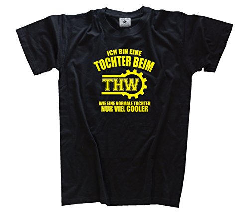 Shirtzshop T-Shirt Ich Bin eine Tochter beim THW, Schwarz, M Shirtzshop T-Shirt Ich Bin eine Tochter beim THW, Schwarz, M von Shirtzshop