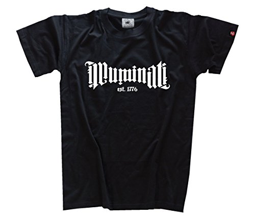 Shirtzshop T Shirt Illuminati Illuminatus Ambigramm, Schwarz, XL Shirtzshop T Shirt Illuminati Illuminatus Ambigramm, Schwarz, XL von Shirtzshop