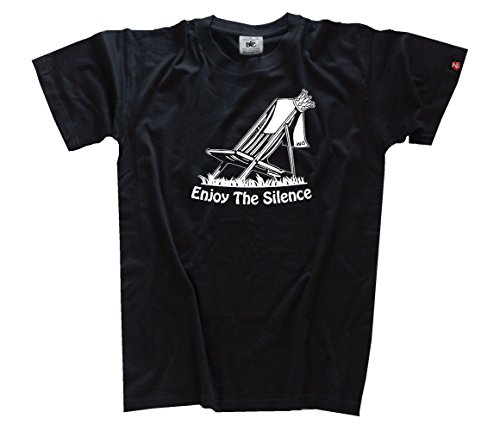 Shirtzshop T Shirt Motiv 13 Enjoy The Silence Chair, Schwarz, XXXL von Shirtzshop