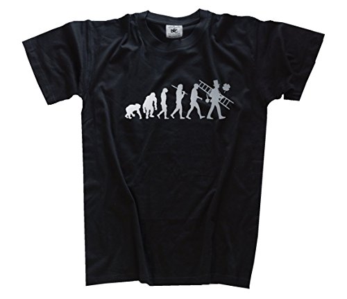 Shirtzshop T-Shirt Silber Edition Schornsteinfeger II Glücksbringer Evolution, Schwarz, L Shirtzshop T-Shirt Silber Edition Schornsteinfeger II Glücksbringer Evolution, Schwarz, L von Shirtzshop