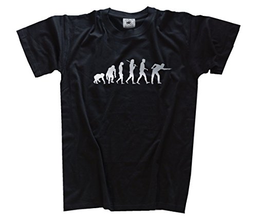 Shirtzshop T-Shirt Silber Edition Snooker Billard Pool Kö Evolution, Schwarz, XXL Shirtzshop T-Shirt Silber Edition Snooker Billard Pool Kö Evolution, Schwarz, XXL von Shirtzshop
