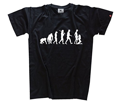 Shirtzshop T Shirt Standard Edition Blowjob Porno Evolution, Schwarz, L von Shirtzshop