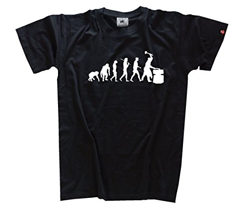 Shirtzshop T-Shirt Standard Edition Schmiede Amboss Evolution, Schwarz, M Shirtzshop T-Shirt Standard Edition Schmiede Amboss Evolution, Schwarz, M von Shirtzshop