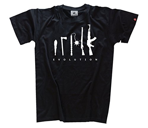 Shirtzshop T-Shirt Standard Edition Waffen Weapons Evolution, Schwarz, XXL Shirtzshop T-Shirt Standard Edition Waffen Weapons Evolution, Schwarz, XXL von Shirtzshop