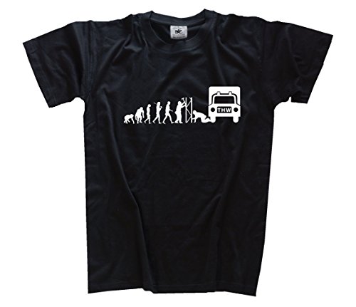 Shirtzshop T-Shirt Standard Evolution THW, Schwarz, L Shirtzshop T-Shirt Standard Evolution THW, Schwarz, L von Shirtzshop