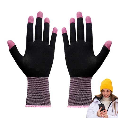 Shitafe Warme Winterhandschuhe, Winterhandschuhe für Herren,Thermohandschuhe Touchscreen Gestrickte warme Handschuhe - Weiche, isolierte Handschuhe, elastische -Handschuhe zum Fahren und Spielen von Shitafe