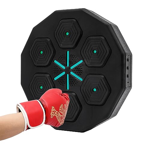 Musik Boxmaschine Elektronische BoxgeräT Wand Mount Smart Bluetooth Boxer Indoor Boxing Punching AusrüStung Boxen Target Mit Handschuhe FüR Kinder Erwachsene Training Fitness Stressabbau Schwarz+Rot Musik Boxmaschine Elektronische BoxgeräT Wand Mount Smart Bluetooth Boxer Indoor Boxing Punching AusrüStung Boxen Target Mit Handschuhe FüR Kinder Erwachsene Training Fitness Stressabbau Schwarz+Rot von Shiyinge