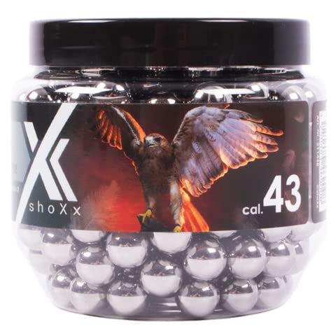 ShoXx Falcon Glasbrecher Stahlkugeln RAM Munition .43 von ShoXx