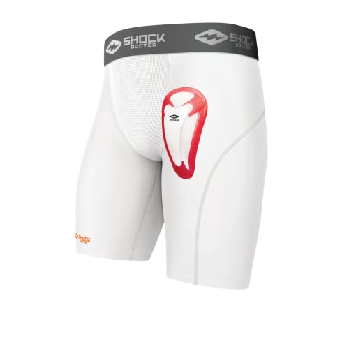 Shock Doctor 221 - Kompressionsshorts mit BioFlex-Protektor - Komfort und Kompression - Maximale Bewegungsfreiheit - Kontaktsport - Protektor Shock Doctor 221 - Kompressionsshorts mit BioFlex-Protektor - Komfort und Kompression - Maximale Bewegungsfreiheit - Kontaktsport - Protektor von Shock Doctor