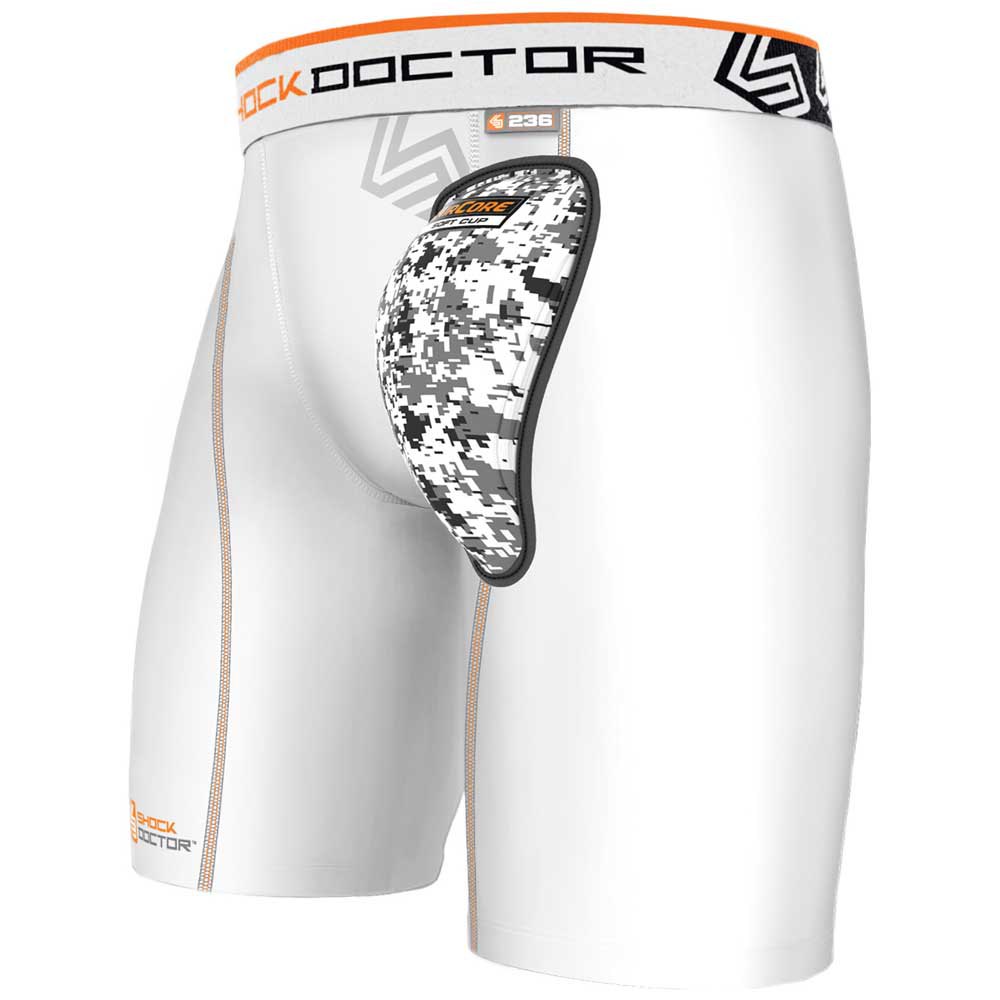 Shock Doctor Aircore Compression Soft Cup Weiß 2XL Shock Doctor Aircore Compression Soft Cup Weiß 2XL von Shock Doctor