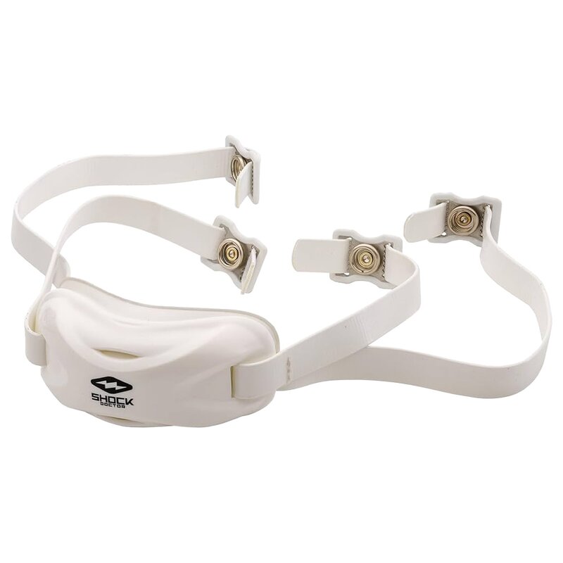 Shock Doctor CORE Chin Strap, Kinnriemen - weiß von Shock Doctor