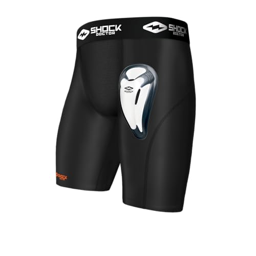 Shock Doctor 221 - Kompressionsshorts mit BioFlex-Protektor - Komfort und Kompression - Maximale Bewegungsfreiheit - Kontaktsport - Protektor Shock Doctor 221 - Kompressionsshorts mit BioFlex-Protektor - Komfort und Kompression - Maximale Bewegungsfreiheit - Kontaktsport - Protektor von Shock Doctor
