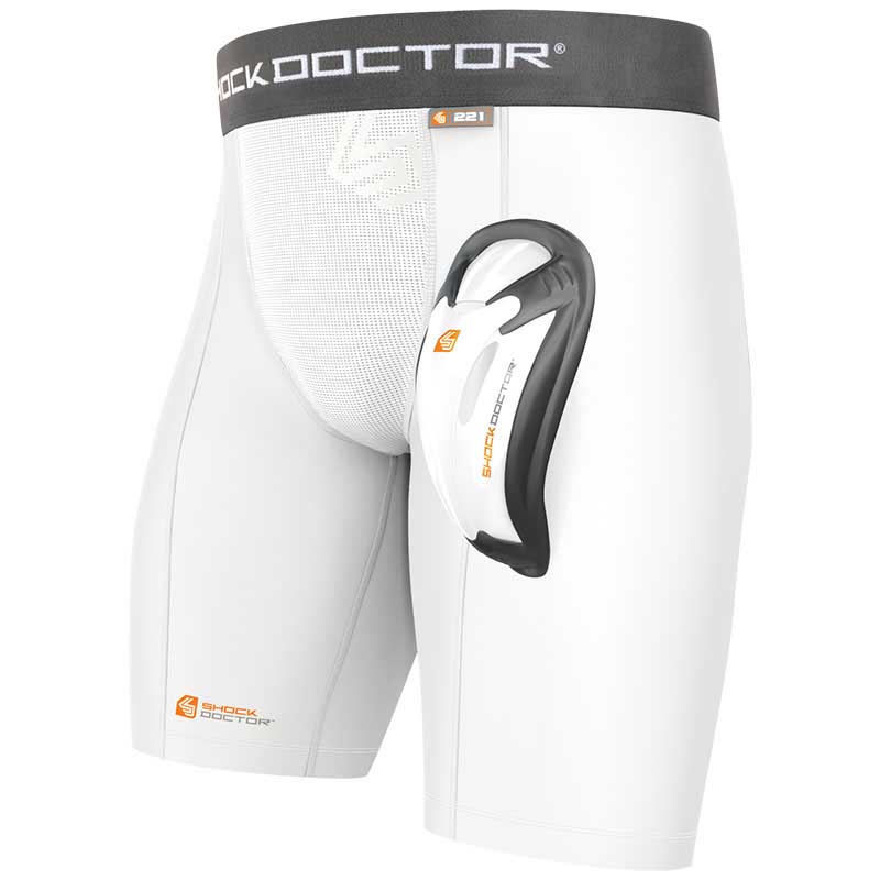 Shock Doctor Core Compression Bioflex Groin Guard Weiß S Shock Doctor Core Compression Bioflex Groin Guard Weiß S von Shock Doctor