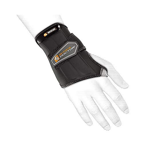 McDavid ShockDoctor Erwachsene Handgelenkschützer Handgelenkbandage mit 1 Strap Schoner, Black, L/rechts McDavid ShockDoctor Erwachsene Handgelenkschützer Handgelenkbandage mit 1 Strap Schoner, Black, L/rechts von Shock Doctor