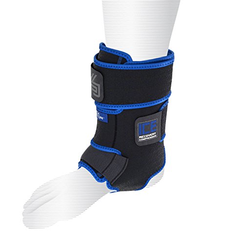 Shock Doctor Erwachsene Ice Recovery Kompression Knöchel Bandage, Black, L/XL, 752-BK Shock Doctor Erwachsene Ice Recovery Kompression Knöchel Bandage, Black, L/XL, 752-BK von Shock Doctor
