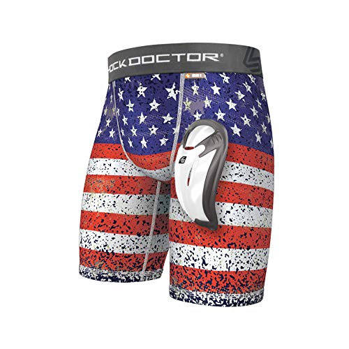 Shock Doctor Herren Power Kompressions-Shorts mit Cup-Tasche von Shock Doctor