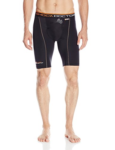 Shock Doctor Herren Tiefschutz Kompressions-Short mit Ultra Carbon Flex Cup, Black, XL, 337-BK Shock Doctor Herren Tiefschutz Kompressions-Short mit Ultra Carbon Flex Cup, Black, XL, 337-BK von Shock Doctor
