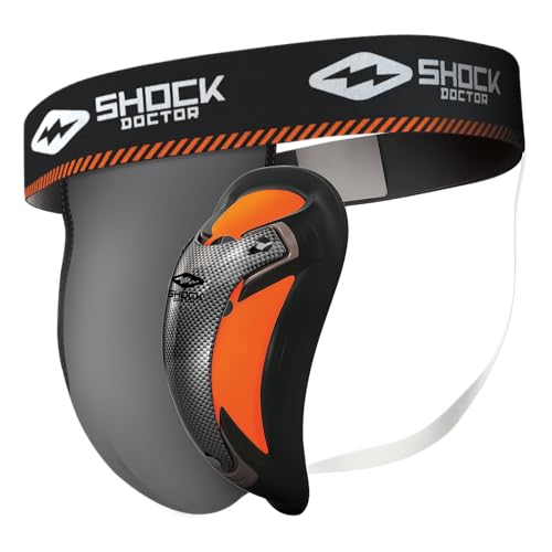 Shock Doctor Herren Suspensorium mit Ultra Carbon Flex Cup Tiefschutz, Grey, L EU Shock Doctor Herren Suspensorium mit Ultra Carbon Flex Cup Tiefschutz, Grey, L EU von Shock Doctor