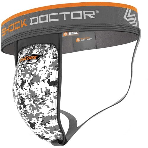 Shock Doctor Unisex Erwachsene Aircore Suspensorium, Black/Carmo, L EU Shock Doctor Unisex Erwachsene Aircore Suspensorium, Black/Carmo, L EU von Shock Doctor