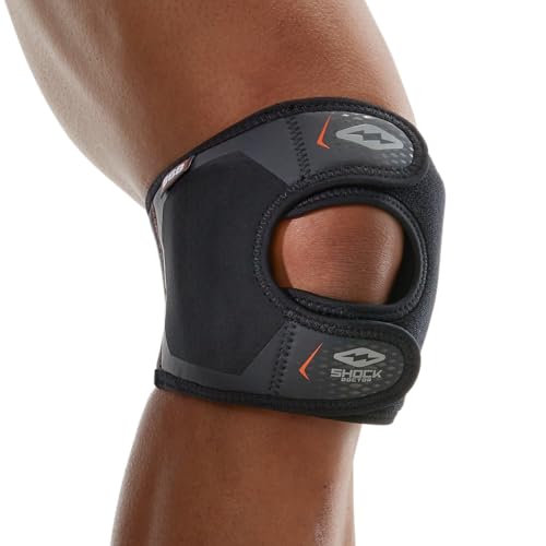 ShockDoctor Erwachsene Knieschützer Stützen Knie Patellabandage Justierbar mit Pads, Black, L/XL, 868-BK von Shock Doctor