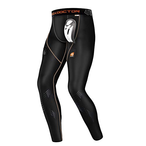 ShockDoctor Herren Tiefschutz Kompressions-Hockey-Pant mit Bioflex Cup, Black, L ShockDoctor Herren Tiefschutz Kompressions-Hockey-Pant mit Bioflex Cup, Black, L von Shock Doctor