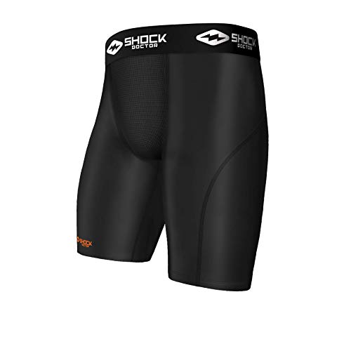 ShockDoctor Herren Tiefschutz Kompressions Short Tasche ohne Cup, Black, XL ShockDoctor Herren Tiefschutz Kompressions Short Tasche ohne Cup, Black, XL von Shock Doctor