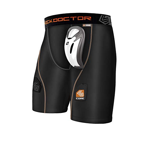 Shock Doctor Jungen Tiefschutz Kompressions-Hockey-Short mit Bioflex Cup, Black, M, 362-BK-BM Shock Doctor Jungen Tiefschutz Kompressions-Hockey-Short mit Bioflex Cup, Black, M, 362-BK-BM von Shock Doctor