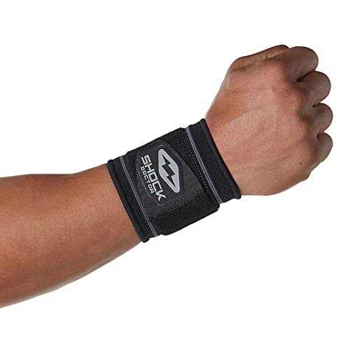 ShockDoctor ShockDoctor Erwachsene Handgelenkbandage mit Klett-Strap, Schwarz, S ShockDoctor ShockDoctor Erwachsene Handgelenkbandage mit Klett-Strap, Schwarz, S von Shock Doctor