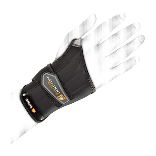 ShockDoctor ShockDoctor ShockDoctor Erwachsene Handgelenkschützer Handgelenkbandage mit 1 Strap Schoner, Black, XL/rechts ShockDoctor ShockDoctor ShockDoctor Erwachsene Handgelenkschützer Handgelenkbandage mit 1 Strap Schoner, Black, XL/rechts von Shock Doctor