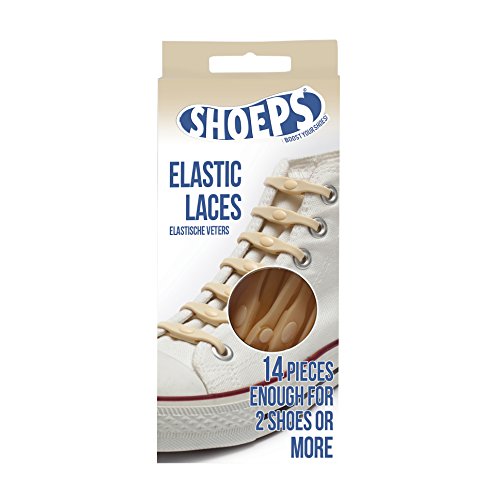 Shoeps Elastic Laces, 14 pieces - Sand, Regular von Shoeps