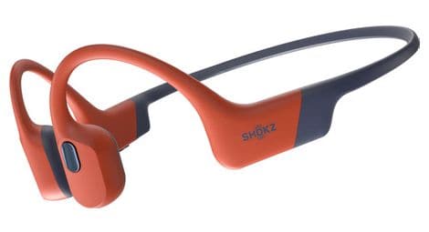 knochenleitender bluetooth kopfhorer shokz openswim pro rot von Shokz