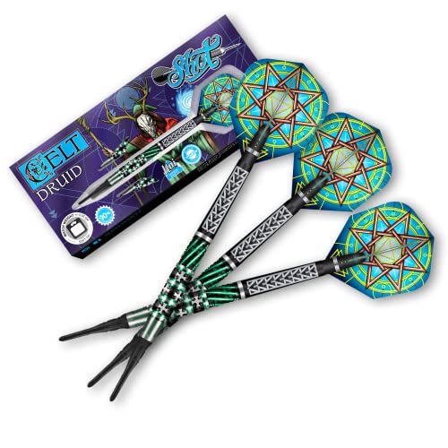 Shot Soft Darts Celt Druid 90% Tungsten Softtip Darts Softdart Dartpfeile Set mit Schäften und Flights Made in Neuseeland (20 Gramm) Shot Soft Darts Celt Druid 90% Tungsten Softtip Darts Softdart Dartpfeile Set mit Schäften und Flights Made in Neuseeland (20 Gramm) von Shot!