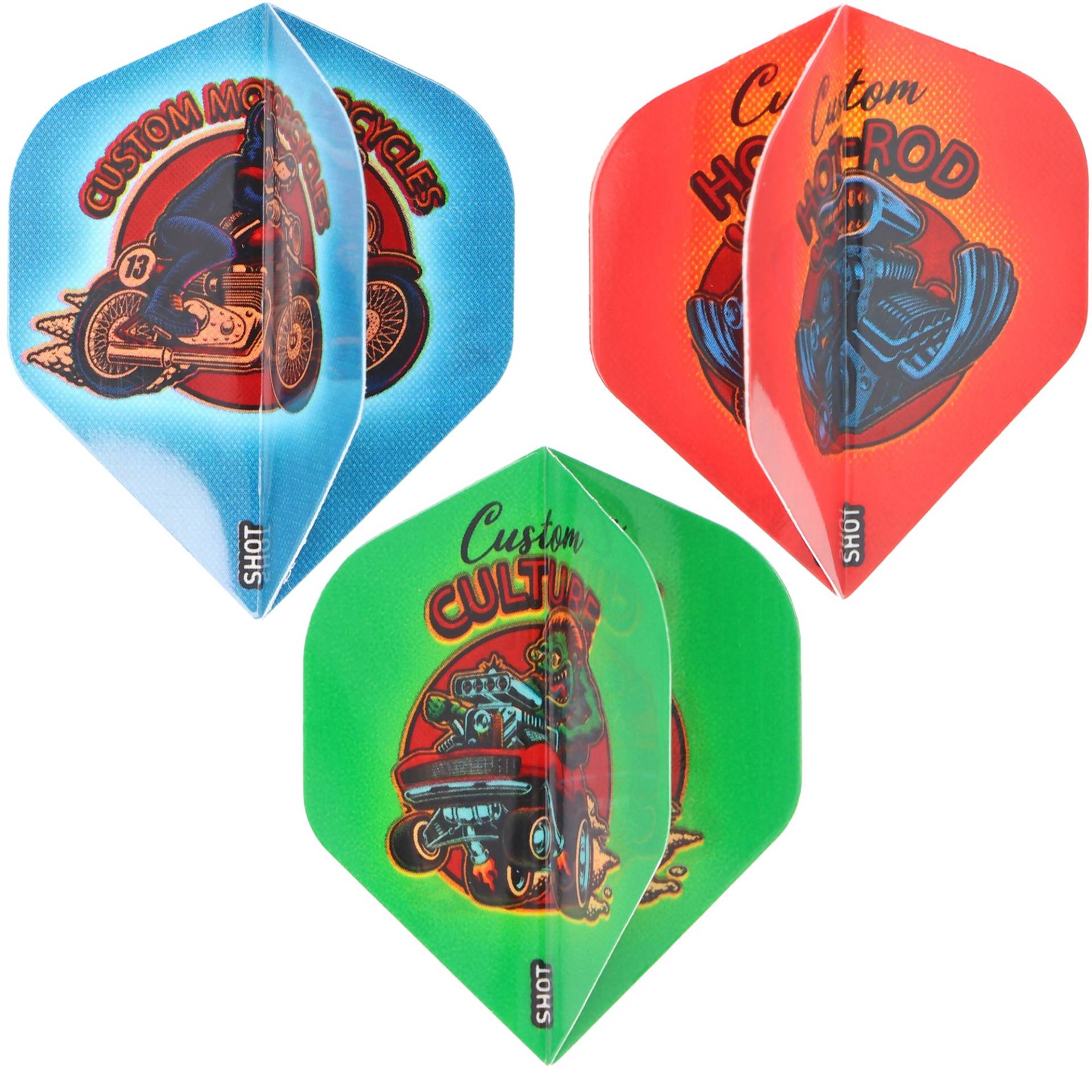 Shot Trio Dart Flight 3x 3er Pack Shot Trio Dart Flight 3x 3er Pack von Shot Darts