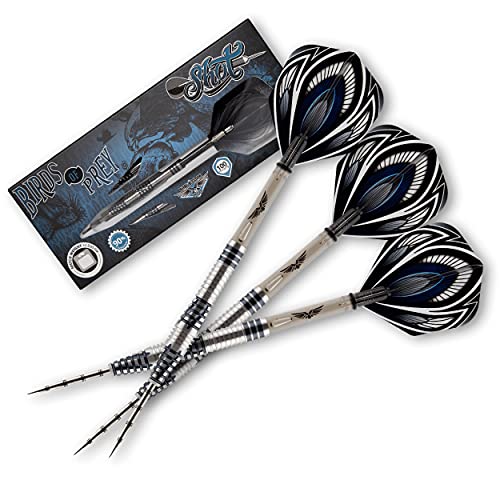 Birds of Prey Falcon Steel Tip Dart Set | 90% Tungsten Barrels | Steeltip Darts mit Schäften und Flights | Präzision und Kontrolle | 23 Gramm Birds of Prey Falcon Steel Tip Dart Set | 90% Tungsten Barrels | Steeltip Darts mit Schäften und Flights | Präzision und Kontrolle | 23 Gramm von Shot!