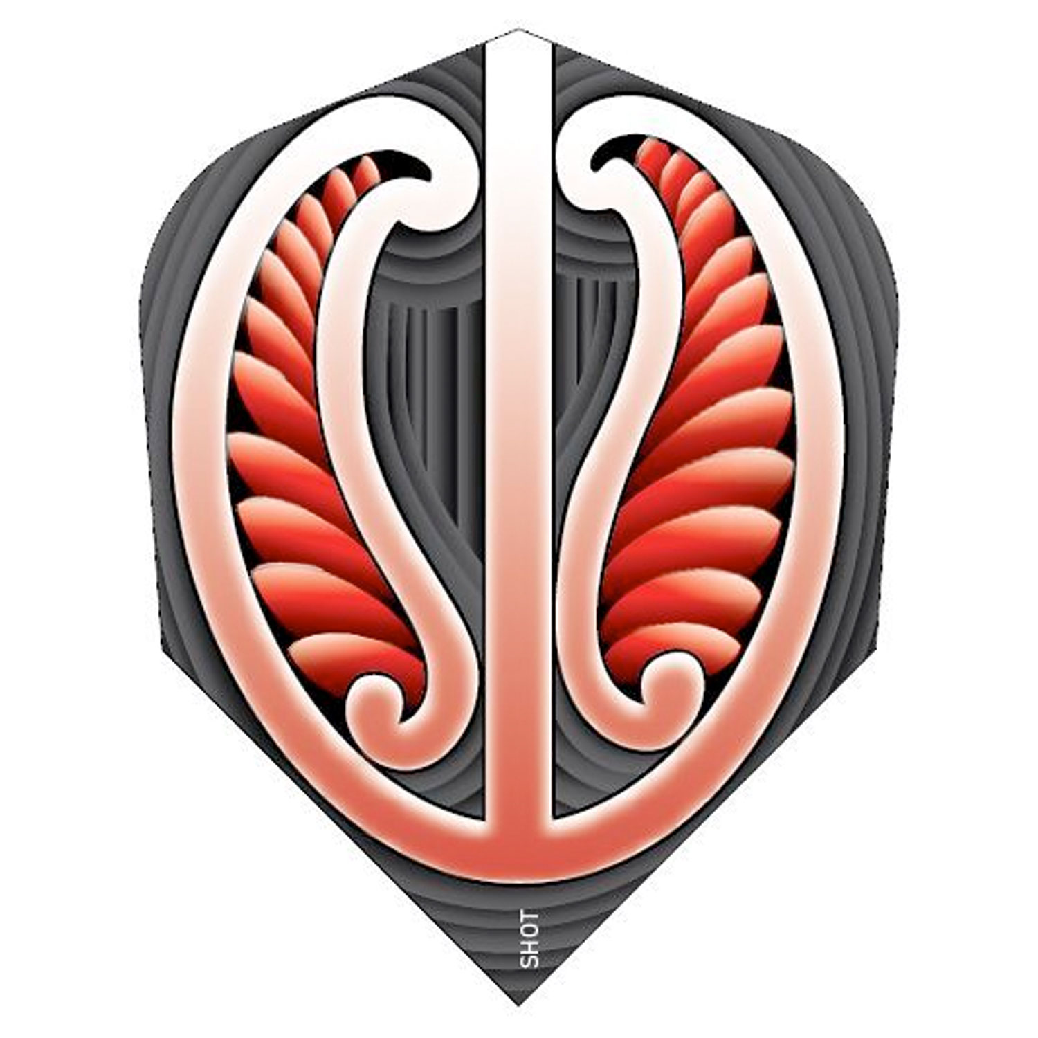 Branded Std.6 Warrior Red Flights 100 Micron Branded Std.6 Warrior Red Flights 100 Micron von Shot Darts