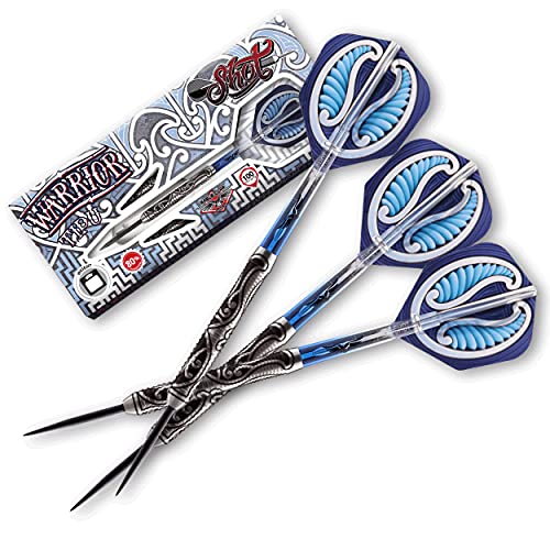 Shot! Darts Warrior Tipu Dart-Set mit Stahlspitze, 80% Wolfram von Shot!