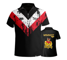 Shot Michael Smith White Stripe Dartshirt Shot Michael Smith White Stripe Dartshirt von Shot