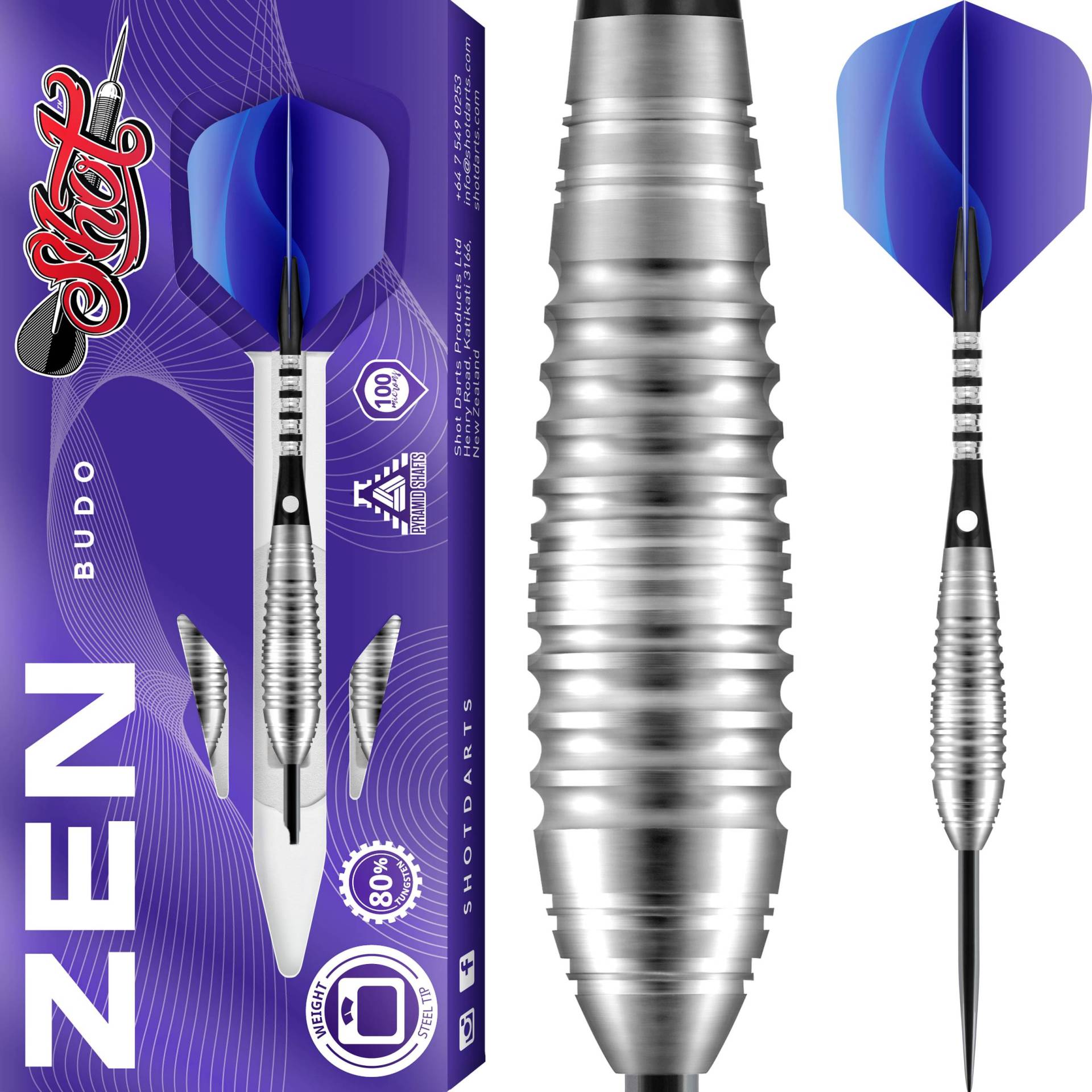 Shot Zen Budo Steeldarts 26g 90% Tungsten Shot Zen Budo Steeldarts 26g 90% Tungsten von Shot Darts