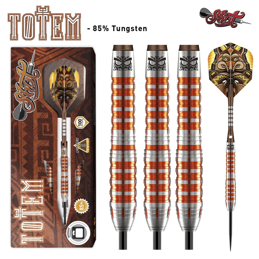 Totem 3 Series Steeldart Set-85% Tungsten 23g Totem 3 Series Steeldart Set-85% Tungsten 23g von Shot Darts