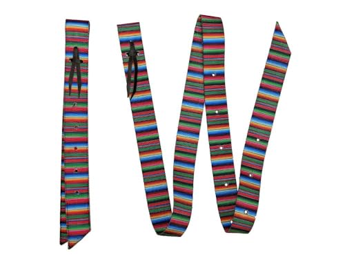 Showman Bright Serape Print Nylon Tie Strap & Off Billet Set Showman Bright Serape Print Nylon Tie Strap & Off Billet Set von Showman