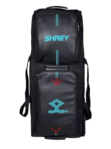 Shrey Meta 120 Wheelie Cricket-Tasche, Schwarz von Shrey