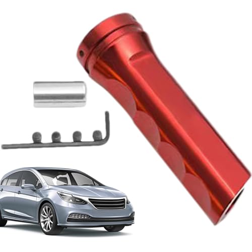 Shurzzesj Auto-Modifikationsgriffabdeckung, Aluminium-Griffschutz für Bremshebel – manueller Griffschutz, stilvolles Auto-Innenzubehör für manuelle und meiste automatische von Shurzzesj