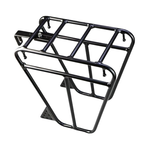 Shurzzesj Fahrrad-Frontgepäckträger, Fahrradgepäckträger – Gepäckträger vorne, Gepäckgepäck, Picknick-Träger zum Radfahren Shurzzesj Fahrrad-Frontgepäckträger, Fahrradgepäckträger – Gepäckträger vorne, Gepäckgepäck, Picknick-Träger zum Radfahren von Shurzzesj