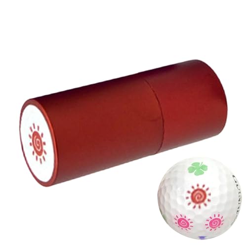 Shurzzesj Golfball-Marker-Stempel, Golfball-Stempel lustig - Wasserfester Golfball-Tintenstempel | Nicht leicht zu verblassen, lichtempfindlicher Marker, schnell trocknend für einfache Identifizierung Shurzzesj Golfball-Marker-Stempel, Golfball-Stempel lustig - Wasserfester Golfball-Tintenstempel | Nicht leicht zu verblassen, lichtempfindlicher Marker, schnell trocknend für einfache Identifizierung von Shurzzesj