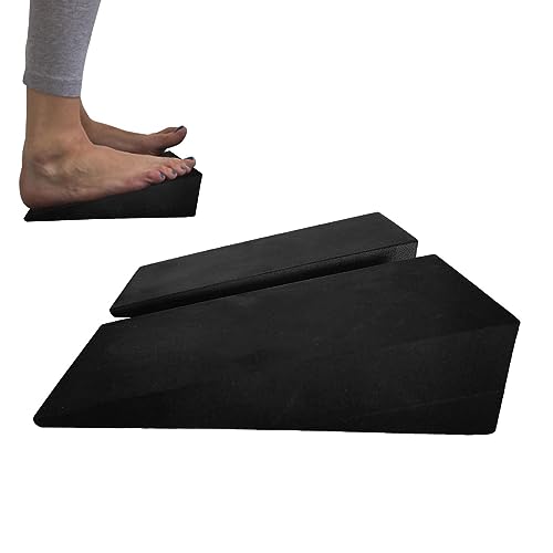 Shurzzesj Slant Board für Kniebeugen – rutschfester, leichter und tragbarer Yoga-Ke – langlebige Yoga-Blöcke für Knie über Zehen Training, Heimtraining für Männer und Frauen, Schrägbrett-Trainer von Shurzzesj