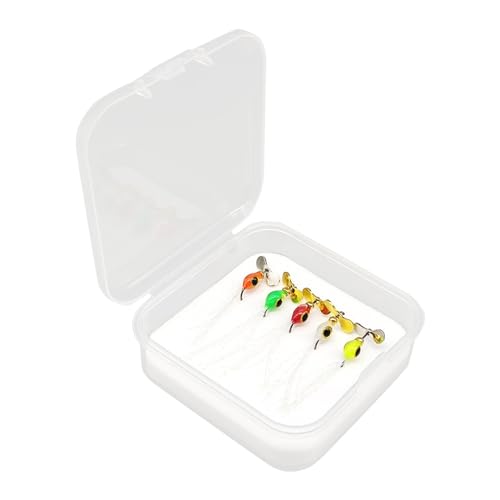 Shxupjn Propeller-Angelköder, Barsch-Angelköder | Rotierende Angelköder Spinnerbait | 5 Stück mehrfarbiger Harter Jig-Spinner-Köder für Süßwasser-Salzwasser-Forellen, Lachse, Barsche, Hechte, Zander Shxupjn Propeller-Angelköder, Barsch-Angelköder | Rotierende Angelköder Spinnerbait | 5 Stück mehrfarbiger Harter Jig-Spinner-Köder für Süßwasser-Salzwasser-Forellen, Lachse, Barsche, Hechte, Zander von Shxupjn