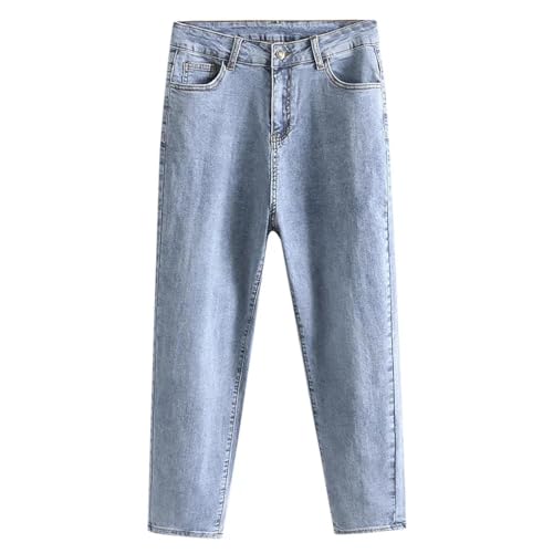 SiVaji Jean Jeans Damen Hose Jeanshose Female Womenjeans Casual Vintage Hosen Vielseitige Damenhose 6XL Ac333Hellblau von SiVaji